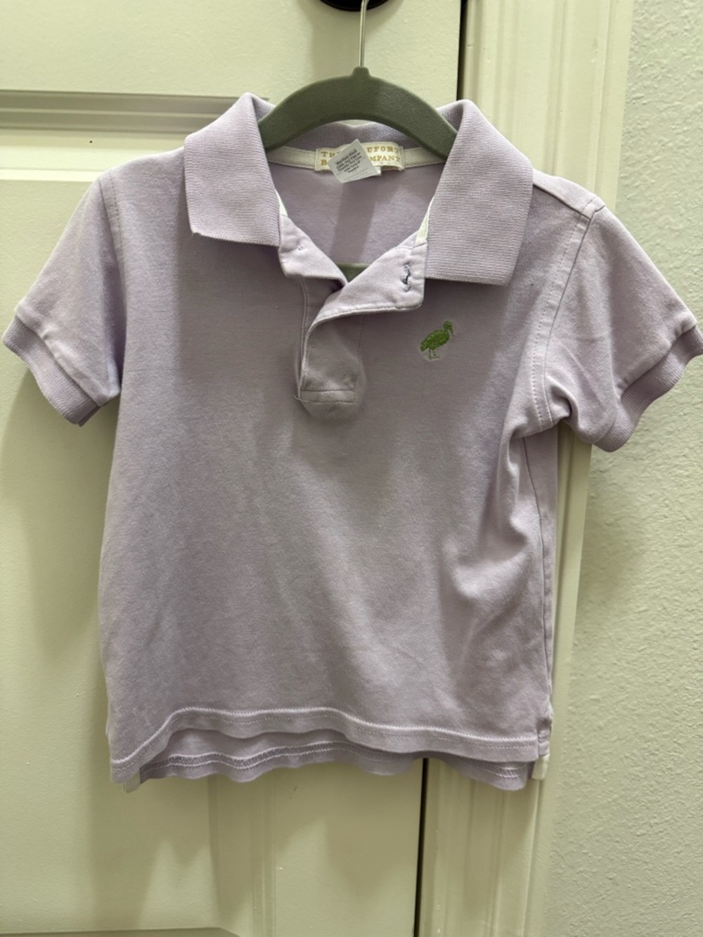 The Beaufort Bonnet Company Lilac Polo with Green Embroidery - Picture 2 of 3